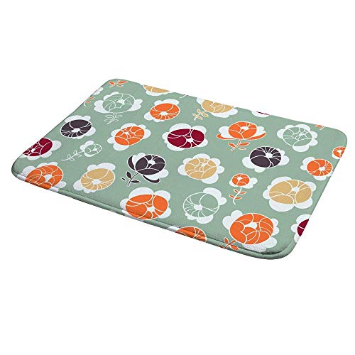 Tapis de bain absorbant l'eau et lavable en machine à mémoire de forme - 5