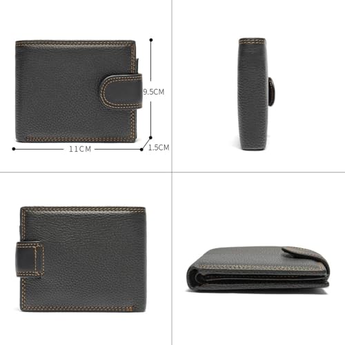 Men's Wallet Retro Men's Ultra-thin Business Wallet for Party，Travel3