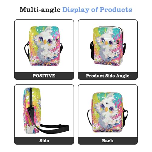 Aesthetic Watercolor Chic mens messenger bag crossbody Small Crossbody Bag For Women Shoulder Handbag For Travel Adjustable Strap for outdoor sports Casual4