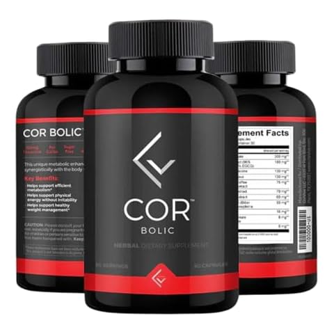 CorVive COR BOLIC Metabolism & Energy Support Supplement | 0 Carbs or Sugar | 30 Servings (60 Capsules) Cover
