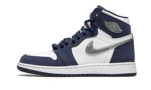 Jordan Air 1 Retro High Co.Jp Gs Midnight Navy Youth 575441 141 - Size 5Y