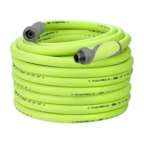 Flexzilla Garden Hose with SwivelGrip, 5/8 in. x 100 ft., Heavy Duty, Lightweight, Drinking Water Safe, ZillaGreen - HFZG5100YWS-E Cover