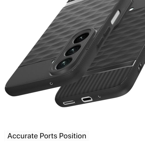 Image of Pikkme Back Cover for Samsung Galaxy M47 5G / A27 5G Camera Protection 3D Hexa Cube Design Silicone Protective Bumper Case (Black)