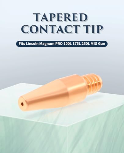20PK MIG Welding KP2744-035T 0.035'' Tapered Contact Tips for Lincoln Magnum PRO 100L 175L 250L MIG Gun - Image 3