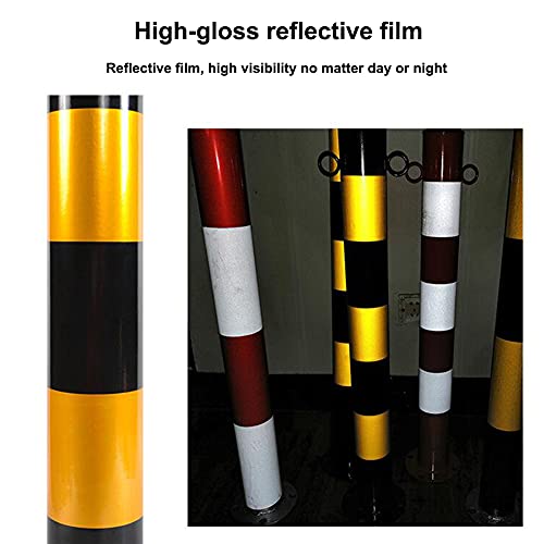 WLKINF Barreira do poste de estacionamento 2 pacotes de estacionamento, postes de segurança de aço i