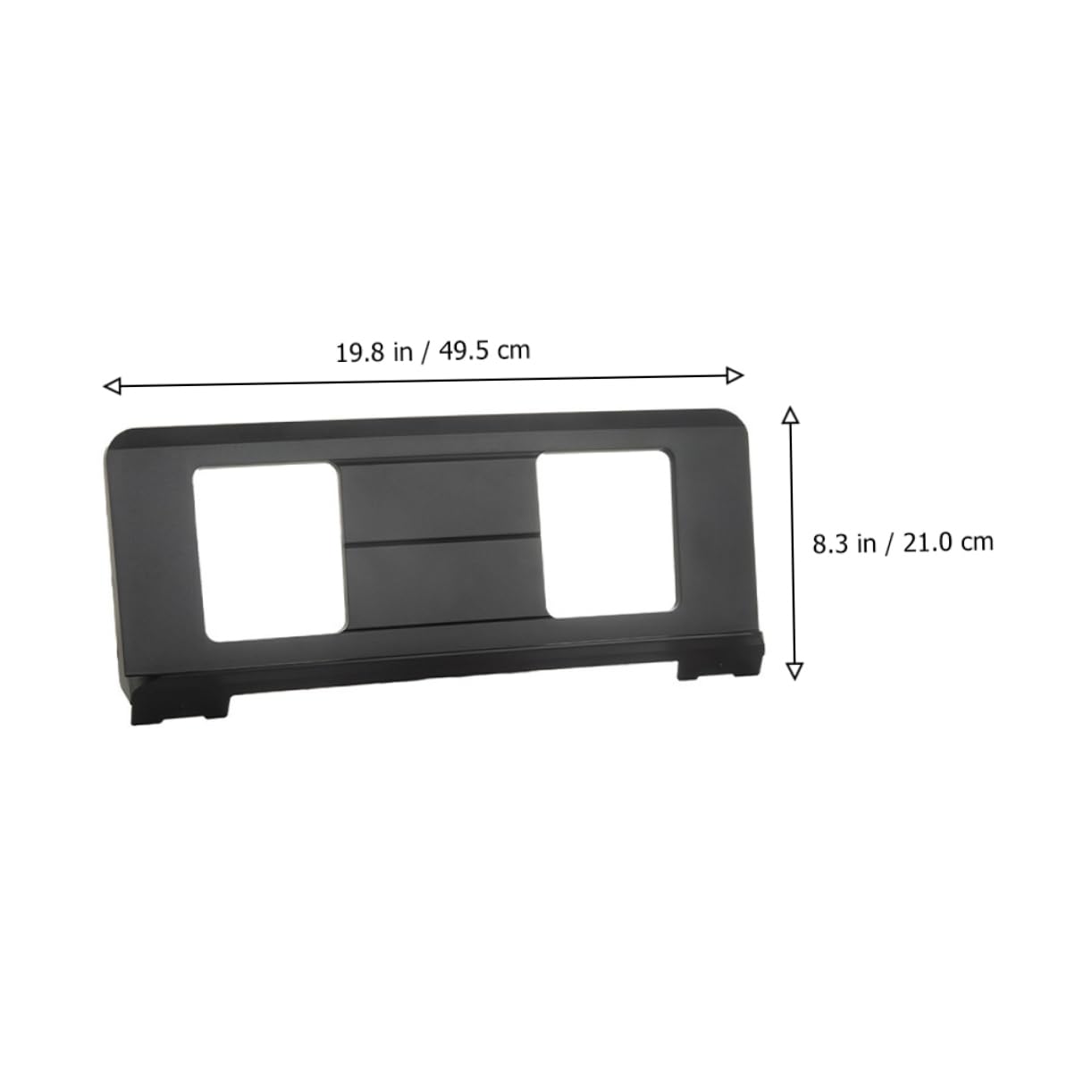 Porta Libri per Spartiti Musicali Supporto per Spartiti in ABS Nero, Leggero e Facile da Trasportare, per Tastiera Durante le Prove