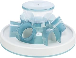Trixie Cat Activity Tunnel Feeder, multicolored (maroon / white) product image