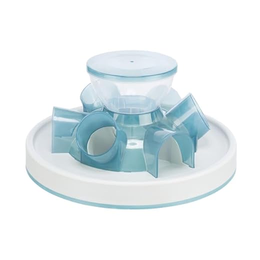 Voerpuzzel kat: 15 Voeruitdagingen die Katten echt Stimuleren 5 TRIXIE Interactief intelligent speelgoed voor katten "Cat Activity Strategie-spel Tunnel Feeder, ø 28 × 14 cm, bessen/wit "- 46002