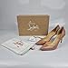Christian Louboutin Iriza 85mm Beige Patent Leather Pumps (us_Footwear_Size_System, Adult, Women, Numeric, Medium, Numeric_7_Point_5)
