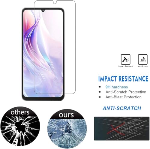 Image of CASENED Tempered Glass Screen Protector Compatible For Xiaomi Redmi 13C 5G / Redmi 13C 4G (6.74 Inch) With Edge To Edge Coverage And Easy Installation Kit