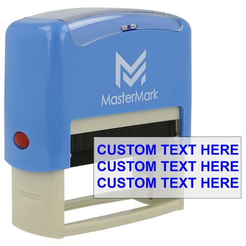MasterMark Custom Stamp - Self-Inking Stamp (Small/Up to 3 Lines)