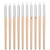 Operitacx Kit de Limpieza para Relojes 10 Bolígrafos de Plástico y Madera, Limpiador Portátil para Esferas y Movimientos, Herramienta para Reparación en Casa