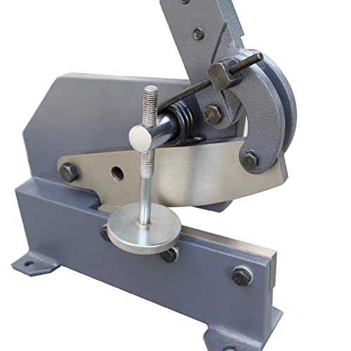 Kaka Industrial Hs-5, Hand Plate Shear 5 Inch Sheet Metal Plate Shear, Solid Steel Frame, Mounting Type Metal Shear, For Cutting Sheets And Bars, High Precision Manual Hand Plate Shear #TOP1
