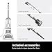 Shark | Upright Vacuum Cleaner | Navigator Lift-Away | Swivel Steering | HEPA Filter | Vacuum for Pet Hair | Crevice Tool & Dusting Brush Included | For Carpets & Hard Floors | White/Silver | NV356E