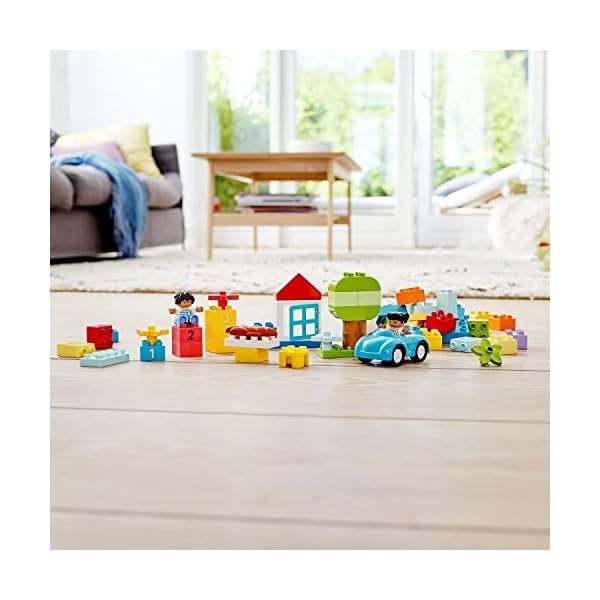 LEGO 10914 DUPLO Deluxe Steinebox, mit Bausteinen und Aufbewahrungsbox & 10909 DUPLO Mein erster Bauspaß, Lernspielzeug… – Bild 8