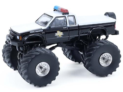 1990 S 15 Monster Truck Negro y Blanco 1/64 miniatura 1