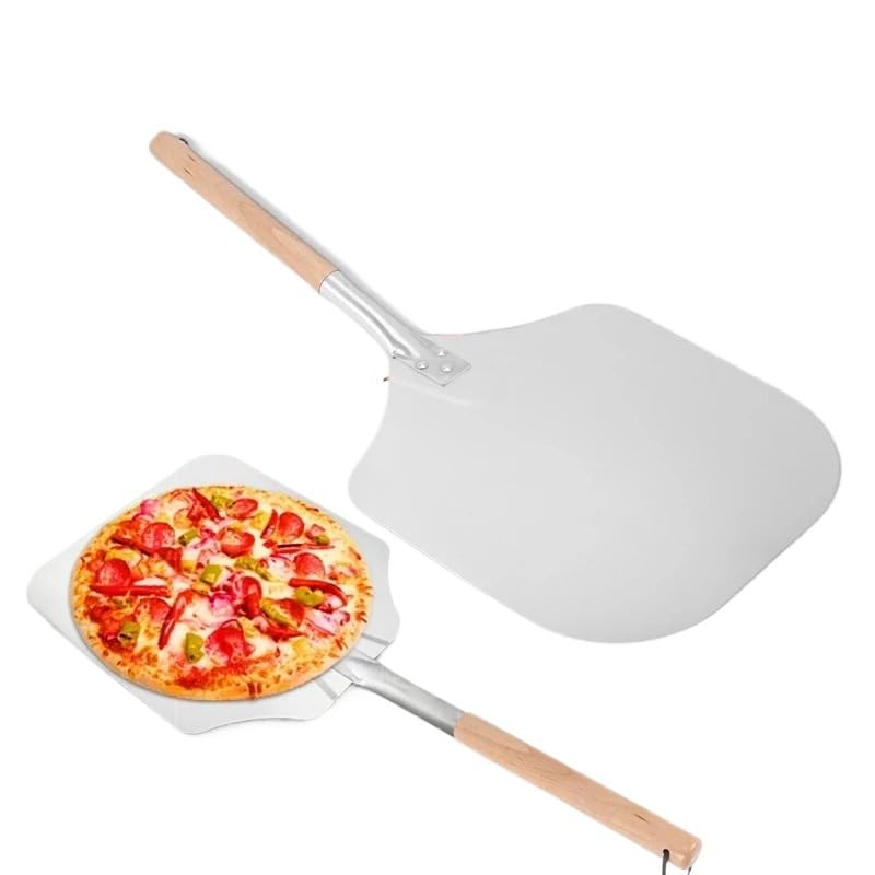 Pala Per Pizza Pala for pizza quadrata, pala for in alluminio con manico in legno, for pane, base for - for e for