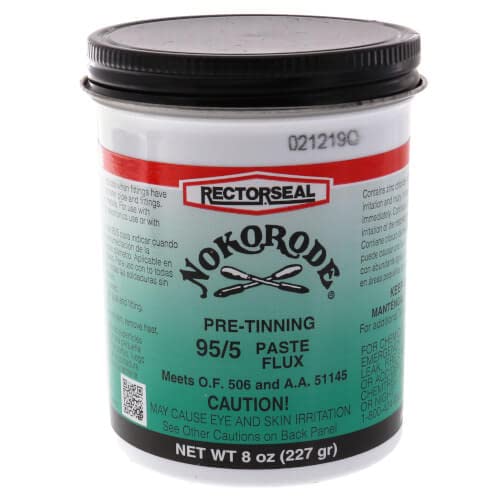 Rectorseal Nokorode 95/5 Pre-Tinning Paste Flux in Tool Box (8 oz.)