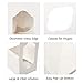 Yotruth 2.5” x 2.5” x 2.5”White Mini Cupcake Boxes single individual Easy Assembly with Window and Insert 24 Pack