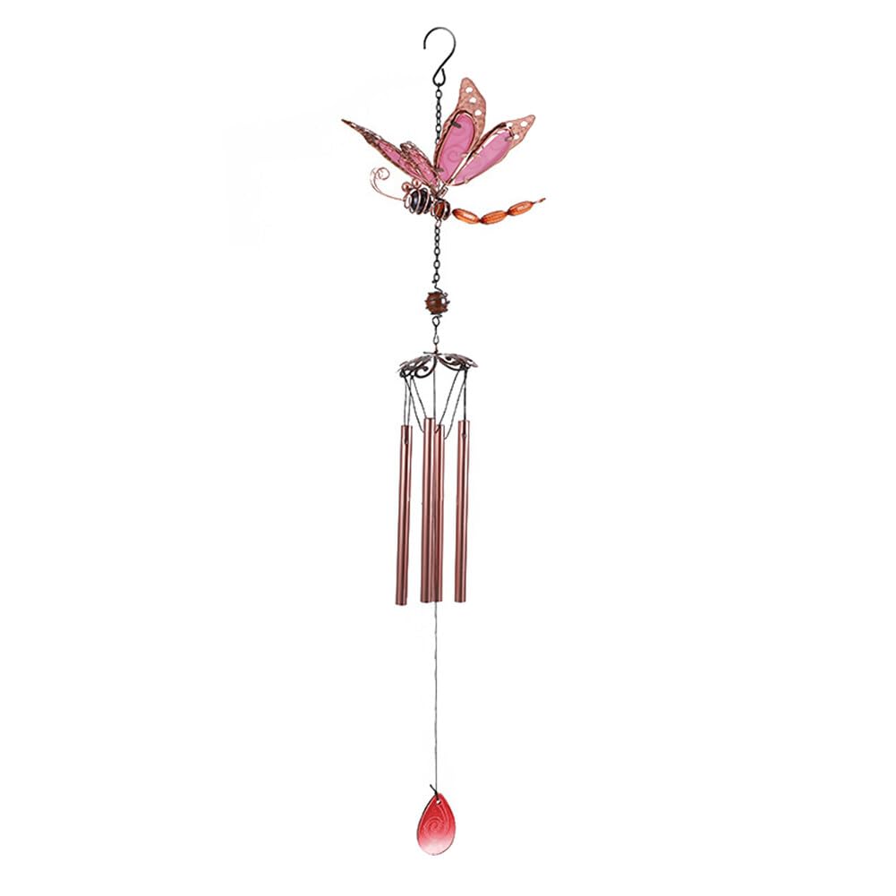 Scacciapensieri A Forma Di Libellula – Campanelli Eolici Colorati In Metallo E Vetro, Per Giardino, Balcone E Interni, Melodia Rilassante, Regalo Per Festa Della Mamma E Compleanni
