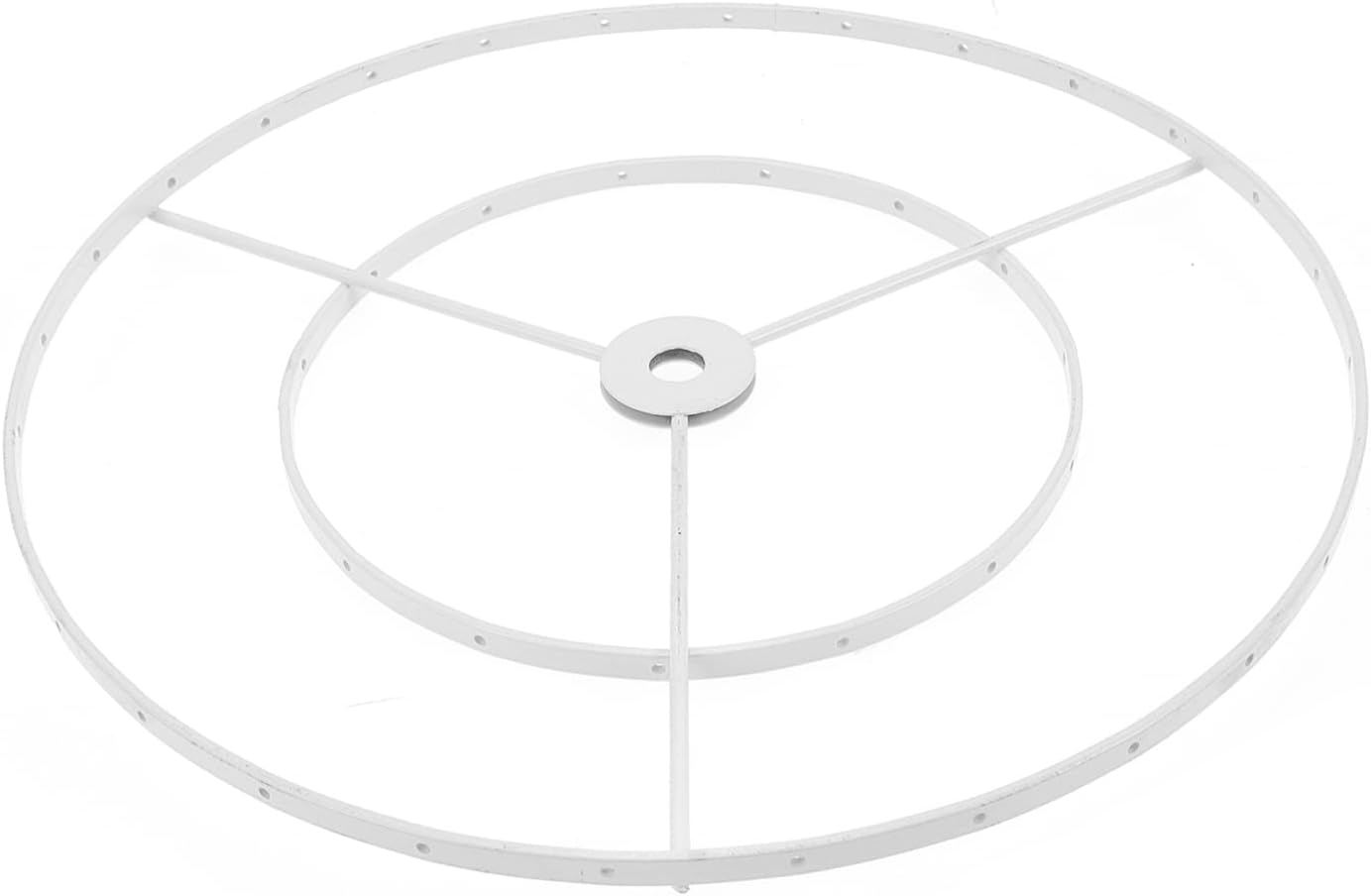 Angoily Diy Ring Lampshade Frame for Pendant Lights 25cm Iron Chandelier Lampshade Holder Framed Design