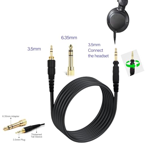 Cable de reemplazo 3.5mm macho a 6.35mm macho miniatura 2