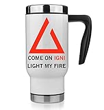 NoMoreFamous Come On Igni Light My Fire The Witcher Travel Mug Taza T&eacute;rmica Vaso Termico Coffee Thermo