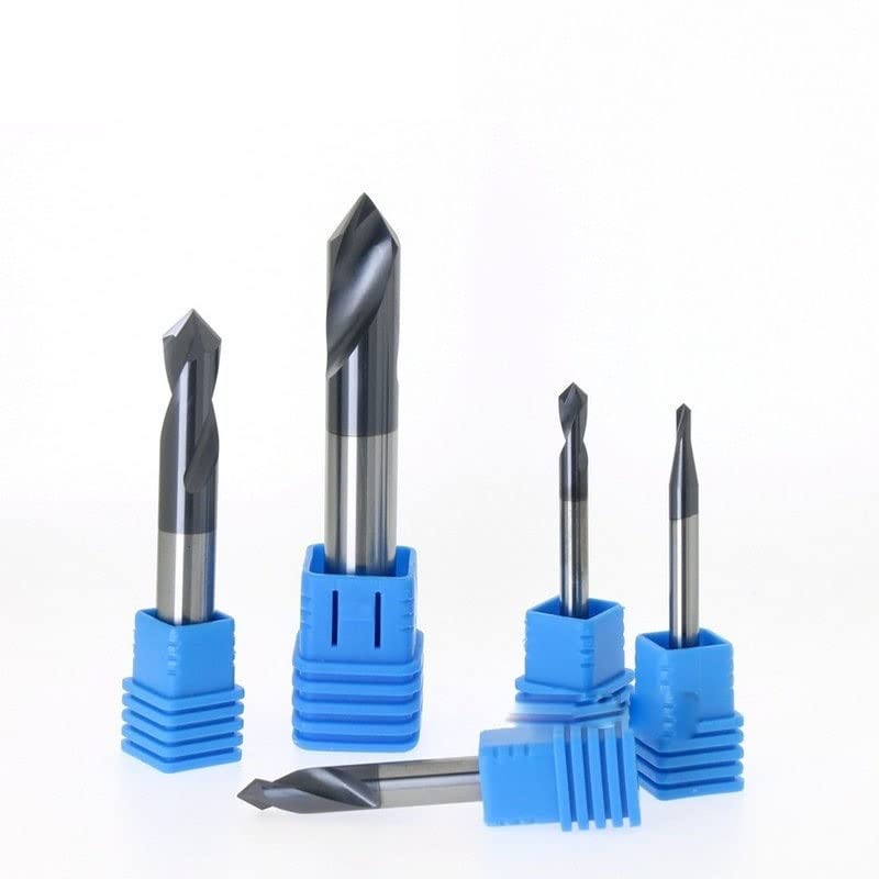 Herramienta de acero de tungsteno de aleación de cortador de fresado por aluminio CNC Maching 1 cuchilla Simitaciones Cutster de fresado chafliado superior(14.0mm)