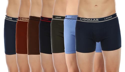 Image of Dollar Lehar Mens Combed Cotton Trunk - Actual Colour May Vary