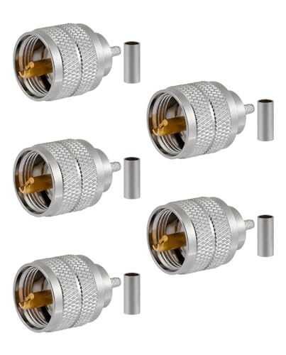 Connecteur PL259 mâle UHF pour réparer vos câbles de radio Ham RG174 et RG316