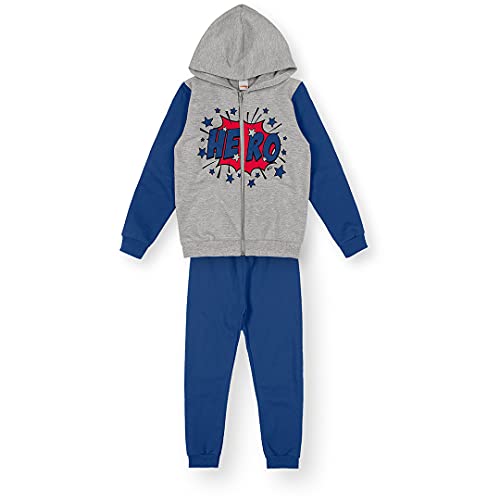 Agasalho de moletom felpado, Marisol Play, Meninos, Cinza Mescla, 4