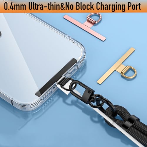 Phone Tether Tab,Bending 0.2mm Ultra-thin Stainless Steel Phone Metal Patch G - 第 4/68 張圖片
