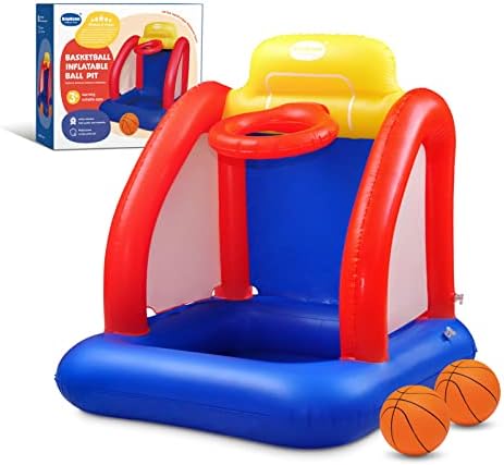Kilpkonn Baby Basketball Hoop, Infant Sports Toy Set, Indoor Outdoor Basketball Hoop Set for Baby Infant