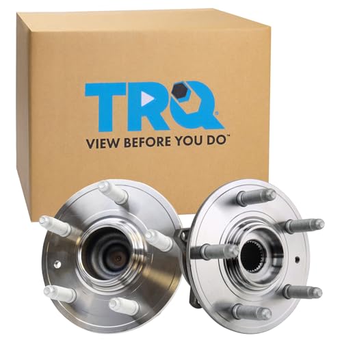 Image of TRQ 2 Piece Wheel Bearing & Hub Assembly Set Compatible with 2012-2016 Tesla S