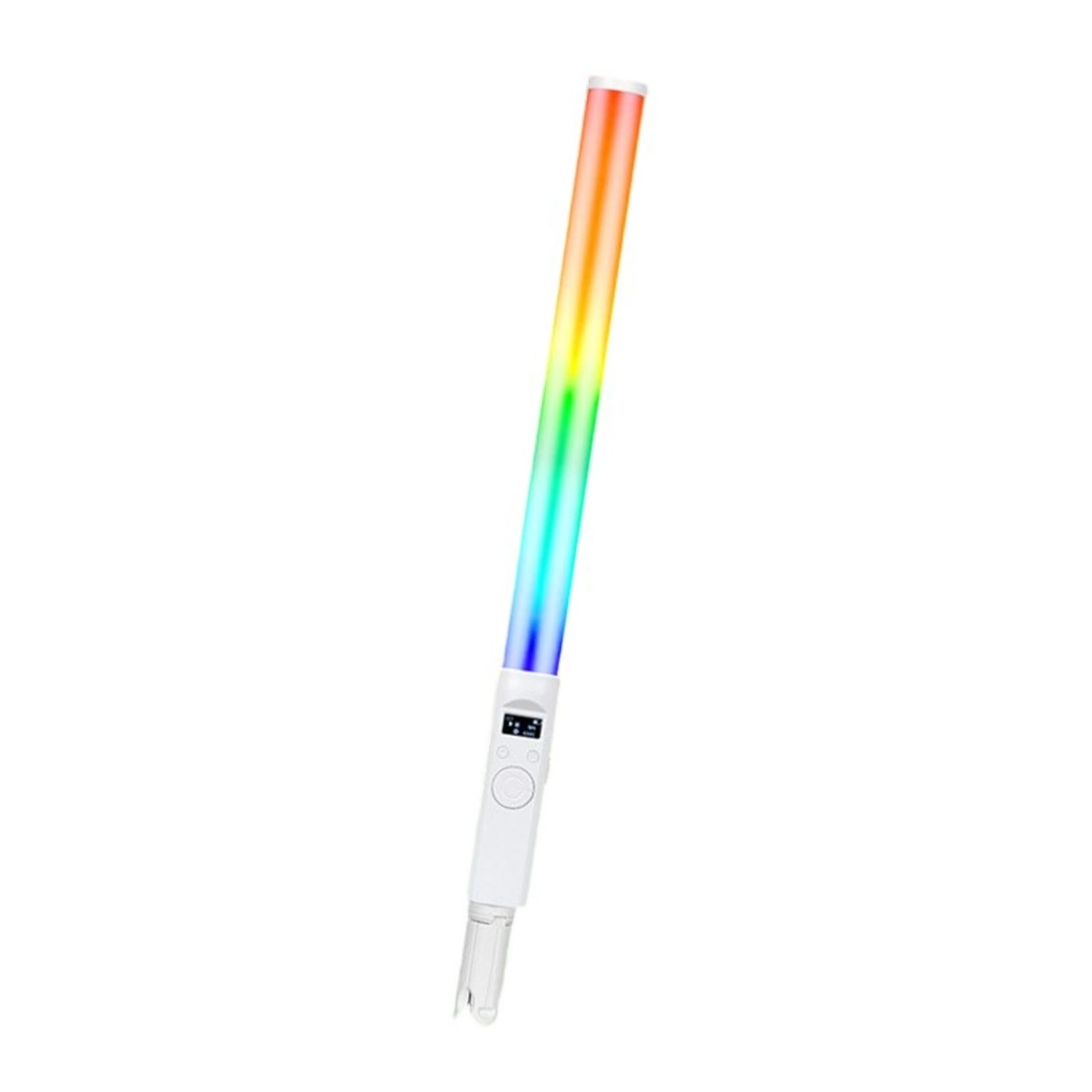 Luz RGB Portátil con Inalámbrico para Iluminación Creativa Fotografía y Batería Recargable 2000mah Acuado para Uso en Interiores y Exteriores, Actualizado con Soporte De Escritorio