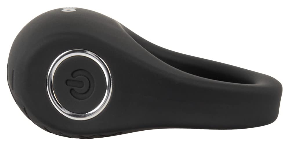 ORION Vibro-Penisring - stimulierender Cock-Ring für Männer, mit 10 Vibrationsmodi, Blutstau-Effekt, Erektions-Steigerung, wasserdicht, schwarz