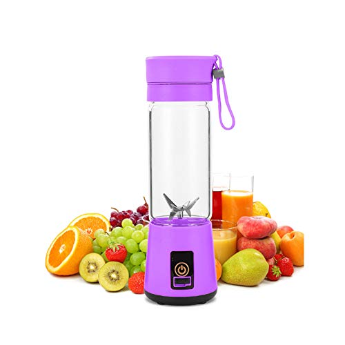1 verbesserte Version persönlicher Entsafter, tragbarer Becher, elektrischer Saftpresse USB Juicer (380ml)#1, Unisex Erwachsene, 1 l