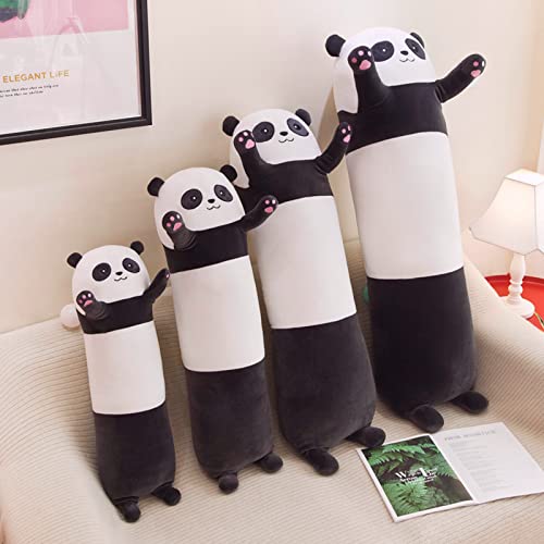 Ucalma Panda Plush Pillow Long Panda Body Pillow Plush Doll Toy Soft Panda Stuffed Animals Toy Cute Long Body Pillow Panda Toy Gift For Kids Girlfriend (43.3Inch/110Cm) #TOP5