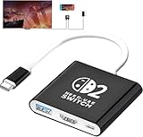 Switch 2用ドック【3in1多機能】スイッチ 2 ドック テレビ接続出力 直接にTV出力 ドック多機能 HDMI 4K@60Hz/USB 3.0/PD100W 急速充電 Type-c充電器Switch 2/Switch/Switch OLED/ノートパソコン/タブレット/スマートフォンなどに対応 旅行 パーティ 出張 持ち運び便利 (ブラック&ホワイト) image