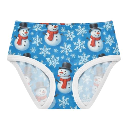 Joisal Flower Toddler Girls Underwear 2t Cotton Little Girl Panties Cheerful Snowmen Red Black Underpants Briefs
