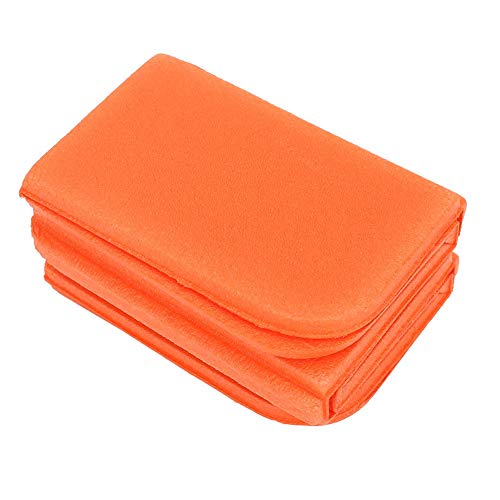 Foam Mat Outdoor Pad, Picnic Cushioncamping Mat Foldable Pincicn Pad Picnic CushionFishing Chairs (Orange)