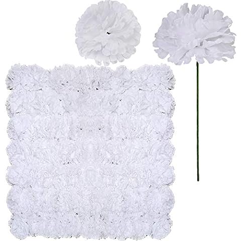 Supla Artificial Carnation Flowers Picks Bulk Cover