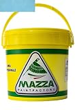 COLORIFICIO MAZZA Pittura Decorativa Per Interni Effetto Sabbiato Lt 5 Sabbia Vernice Muro Effetto Metallizzato Cangiante Perlescente Idropittura Murale Colorata (Celeste Mare Chiaro Sbp3058)