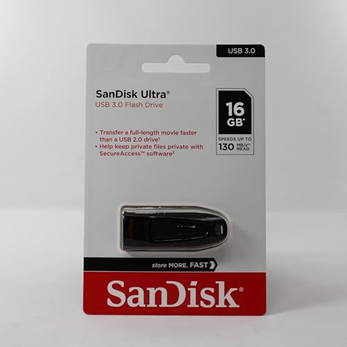 SanDisk Ultra CZ48 16GB USB 3.0 Pen Drive (Black) - Image 5