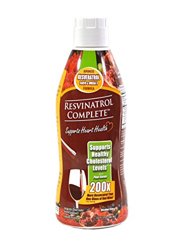 Resvinatrol Complete- 32 oz. Liquid Resveratrol Supplement- Promotes Healthy Aging, Heart Health