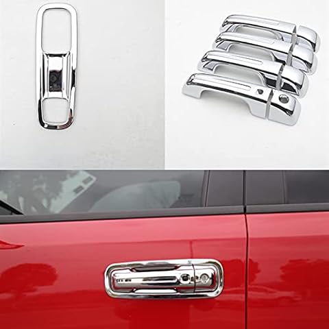 AOWIS Handle Cover for 2019 2020 2021 Dodge Ram 1500 Accessories， Door Handle Covers Exterior Door Handle Protector Double Hole Exterior Handle Outer Door Bowl Handle Cover 8 PCS Cover