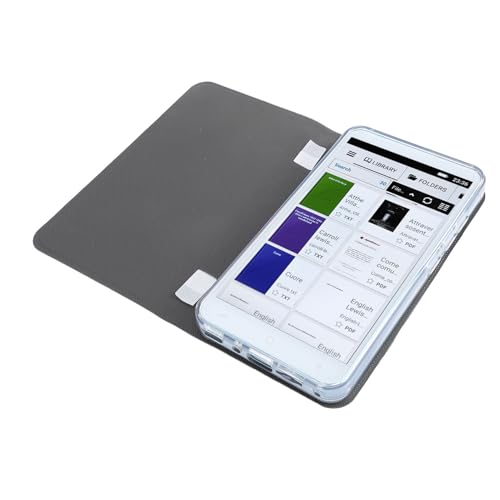 Lector de Libros Electrónicos, Lector de Libros Digitales Portátiles WiFi con Pantalla Táctil LCD de 5 Pulgadas, Caja Protectora, Diseño Liviano, para Viajes Escolares