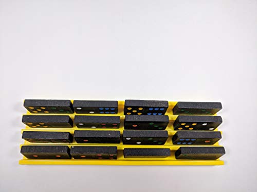 Set de cuatro bandejas plásticas para dominó miniatura 5