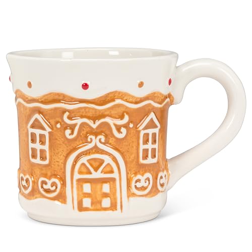 Taza de Cerámica con Diseño Gingerbread House 12 oz miniatura 1