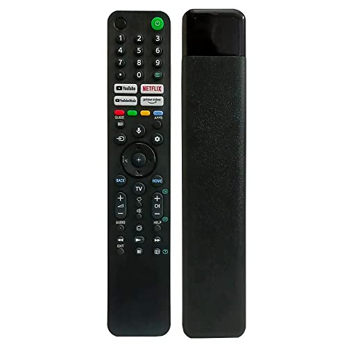 Image of Hybite Compatible for Sony Tv Remote RMF-TX520P for OLED QLED FHD Smart Android Television with Google Assistant and VOI ce Command Feature (Remote with Voice Command) (RMF-TX520P Voice)